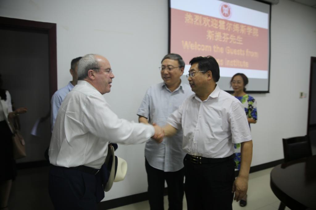 校领导穆瑞杰、罗士喜、陈艳、杨志清会见斯提芬