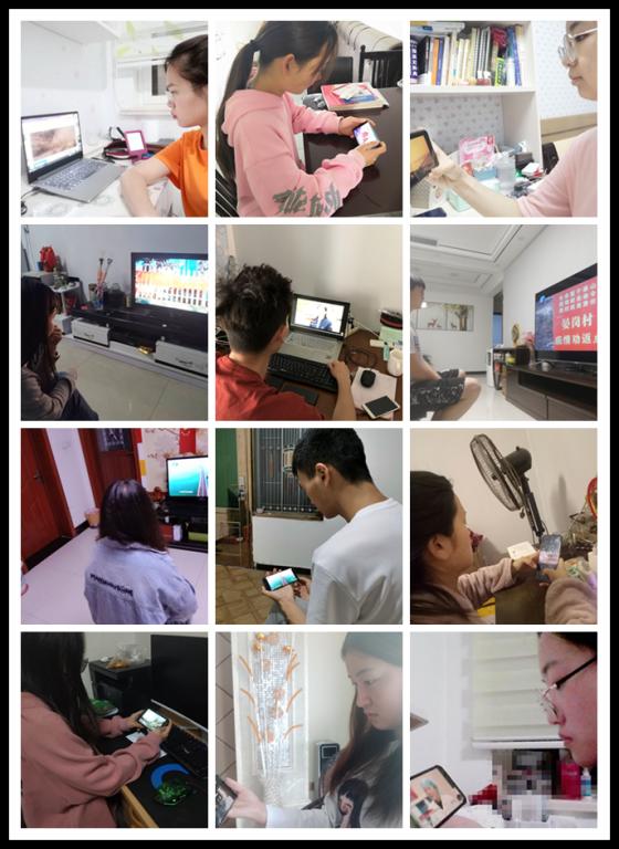 学生观看政论片《雄关》